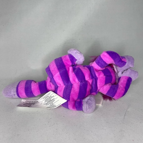 NWT - Disney Alice in Wonderland Cheshire Cat bean bag plush beanie - Picture 2 of 5